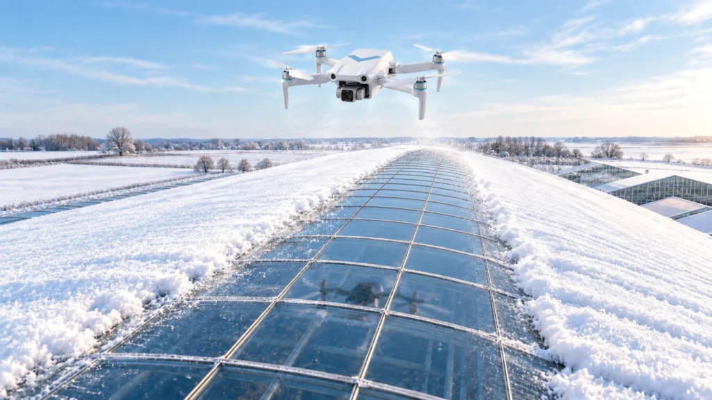 Drone Snow Cleaning